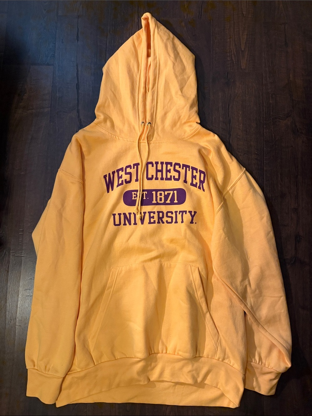 West Chester University Yellow Hoodie